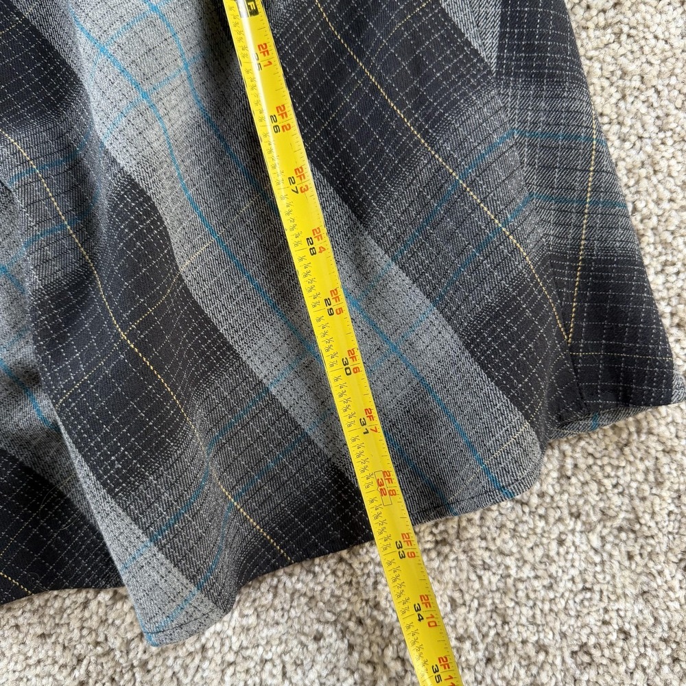 Jones Wear Skirt Womens 4 Gray Plaid Tweed A-Line Midi Lined Stretch Office - Picture 6 of 7